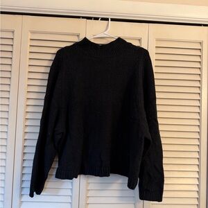 Old Navy Black Mockneck Sweater